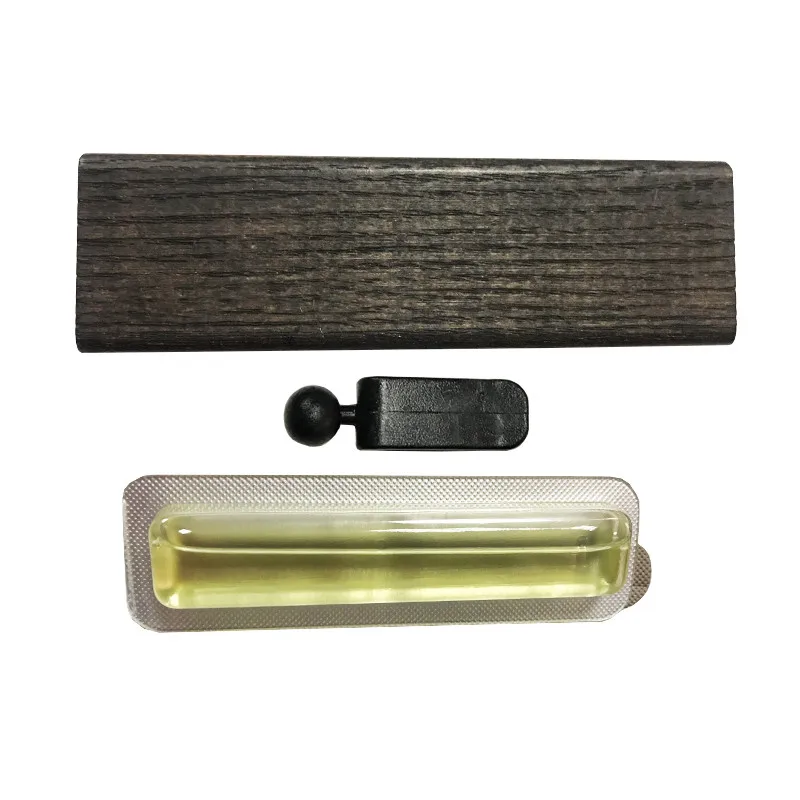 Luxury Black Walnut wood perfume car freshener diffuser clip