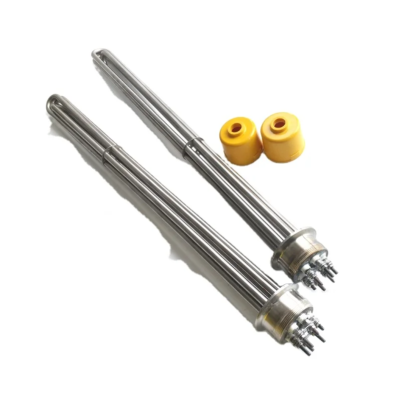 220v 3000w 6kw 9kw Electric Stainless Steel Flange Tubular Immersion Water Heater