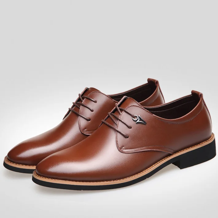 
New Black Brown Men Leather Shoes Male Formal shoes men 