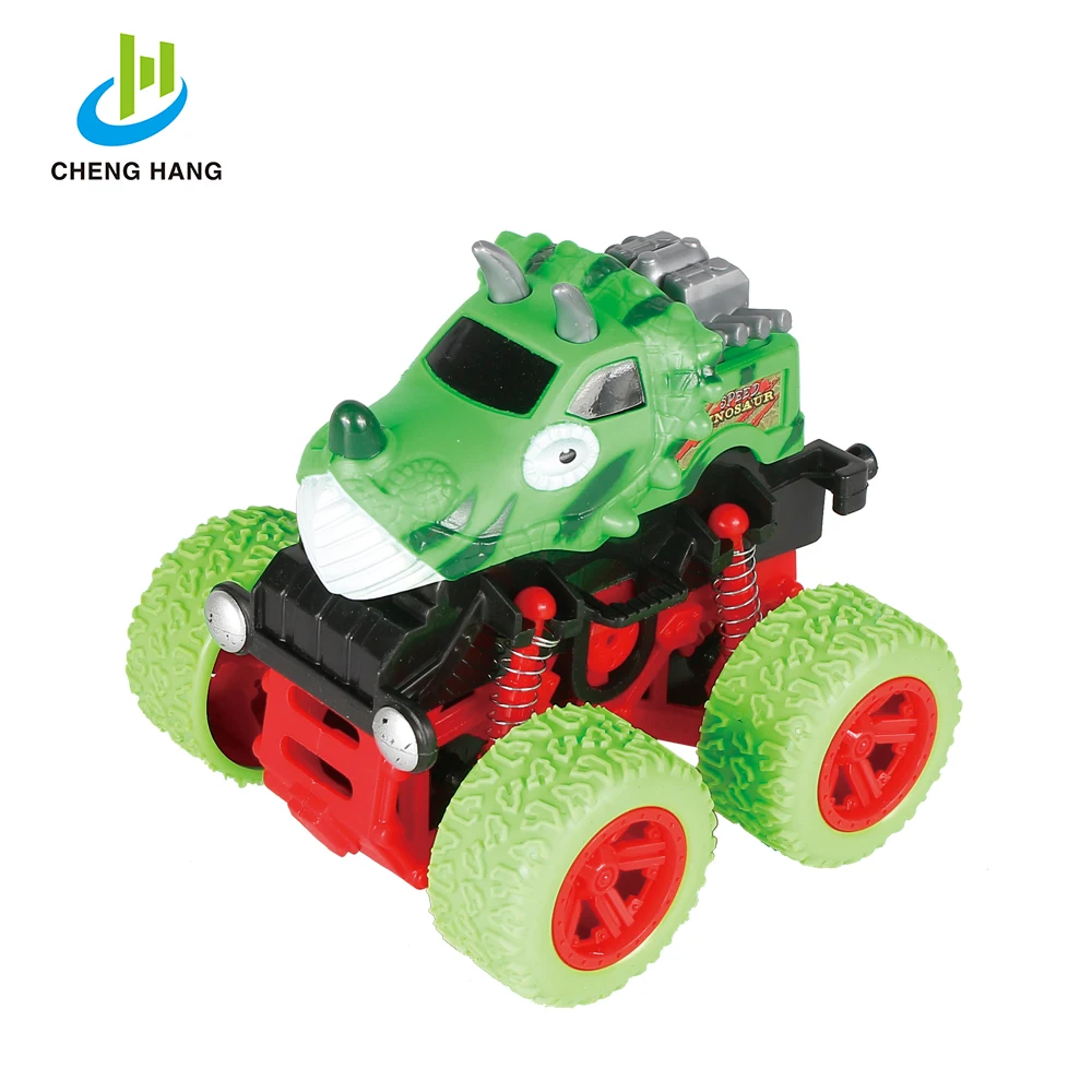 
12PCS 4x4 Wheels Mini Friction Dinosaur Car Toy For Kids 