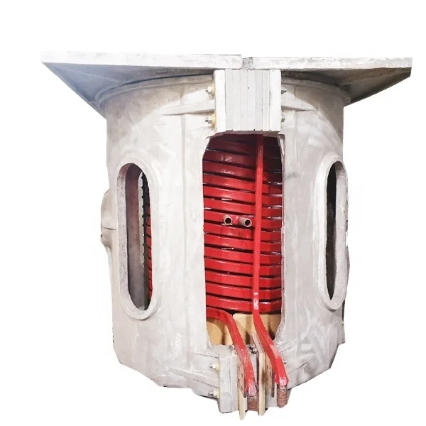 series inverter 550KWH 1.5T intermediate frequency steel induction melting furnace