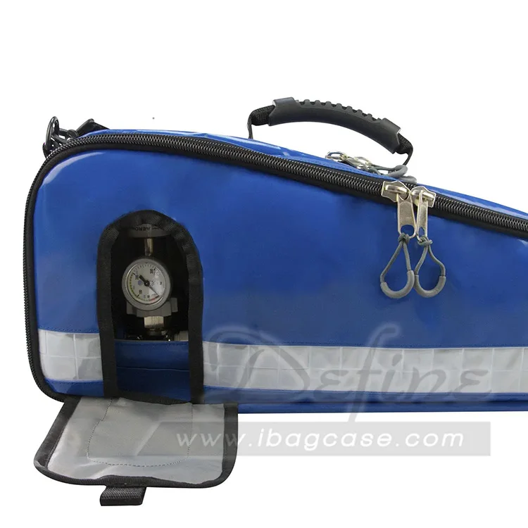 Customized LOGO Large Capacity Waterproof First Aid Oxygen Cylinders Bag for Medical Devices