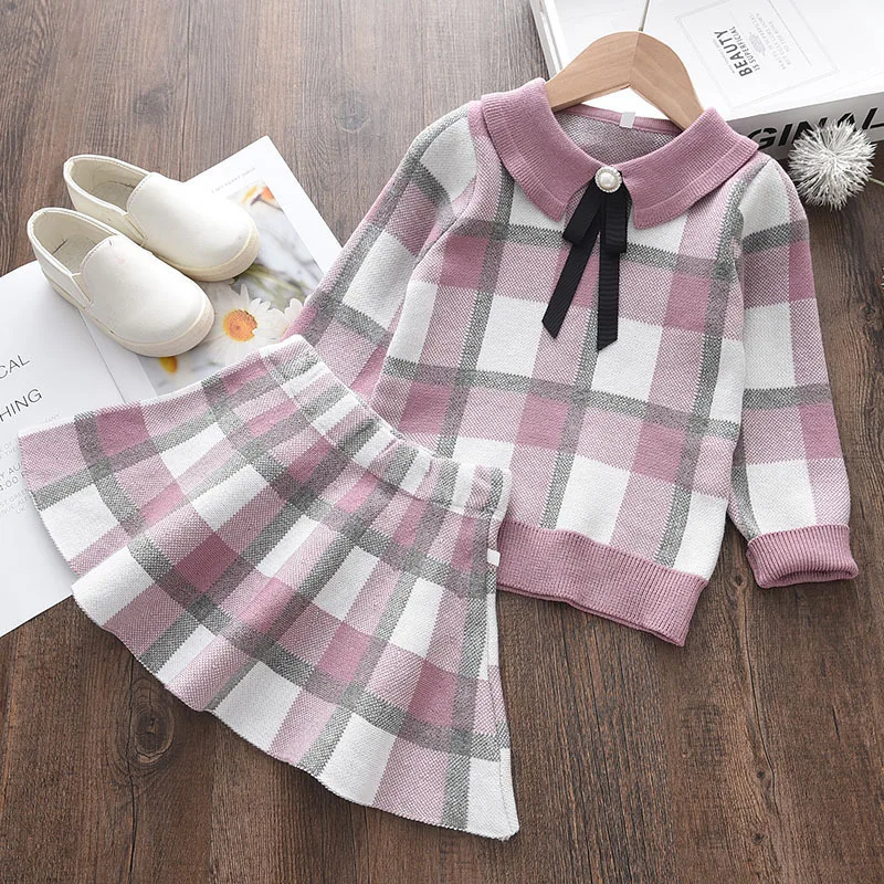 Winter Children Fall Clothing Girls Long Sleeve Kids Autumn Fashion Sweater And Dress Children Coat