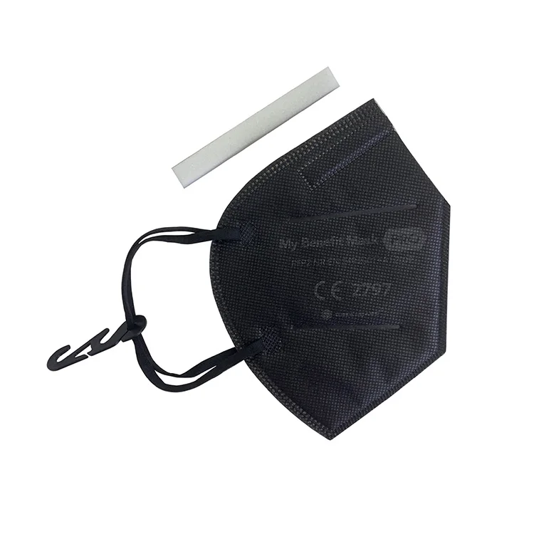 Probtain kn95 ffp2 face mask black with filter