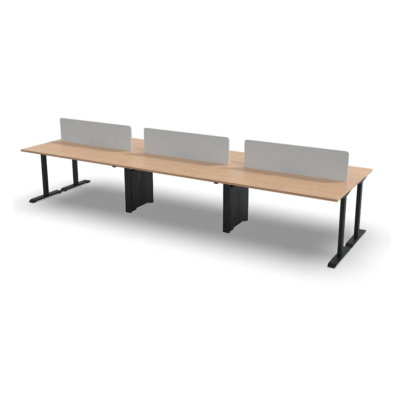 Office furniture  Wooden Work Station 2 4 6 person office desk cubicle open office workstations with partition