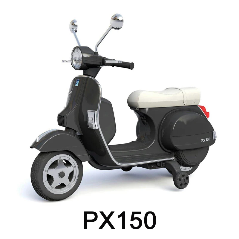 Лицензированный Детский Электрический мотоцикл VESPA PX150 игрушечные детские мотоциклы