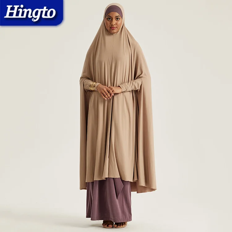 Islamic Clothing Muslim Dress Khimar Sets Burqa Hijabs Khimar Islamic Muslim Women Jilbab Long Dresses Abayas With Hijab