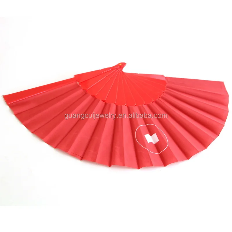 Wholesale custom logo digital printed promotional office red nylon cloth hand