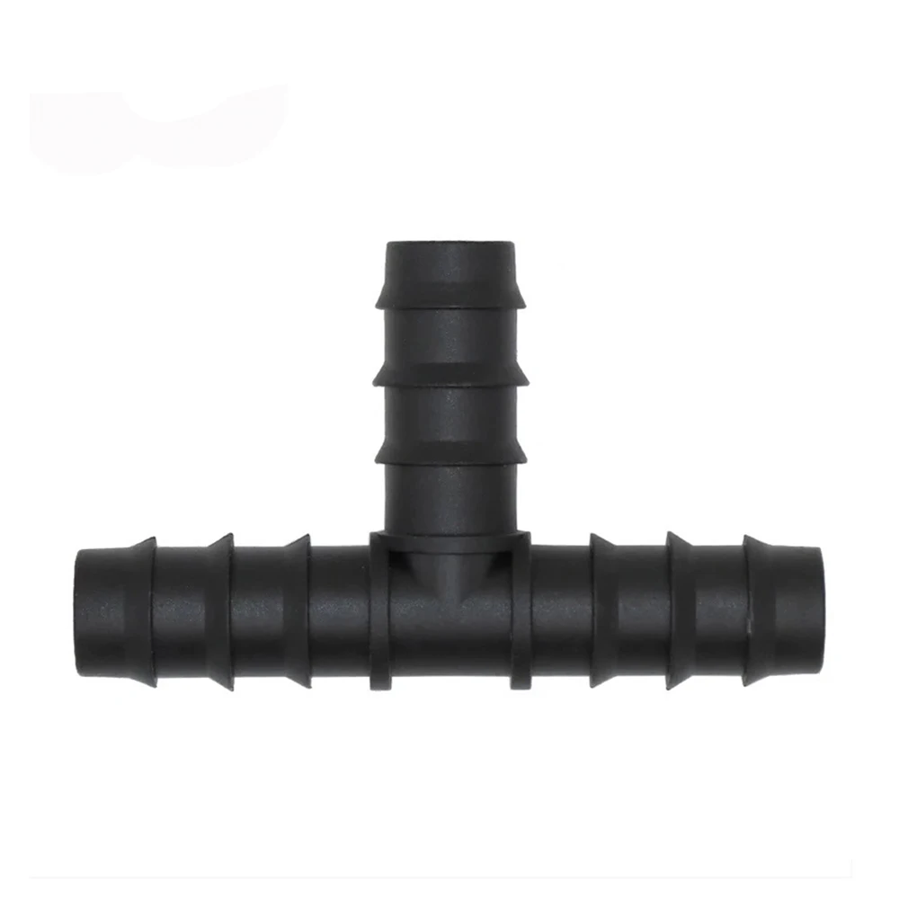 High Quality Drip Irrigation 16MM/20MM Plastic Barb Tee Connector For Drip Pipe