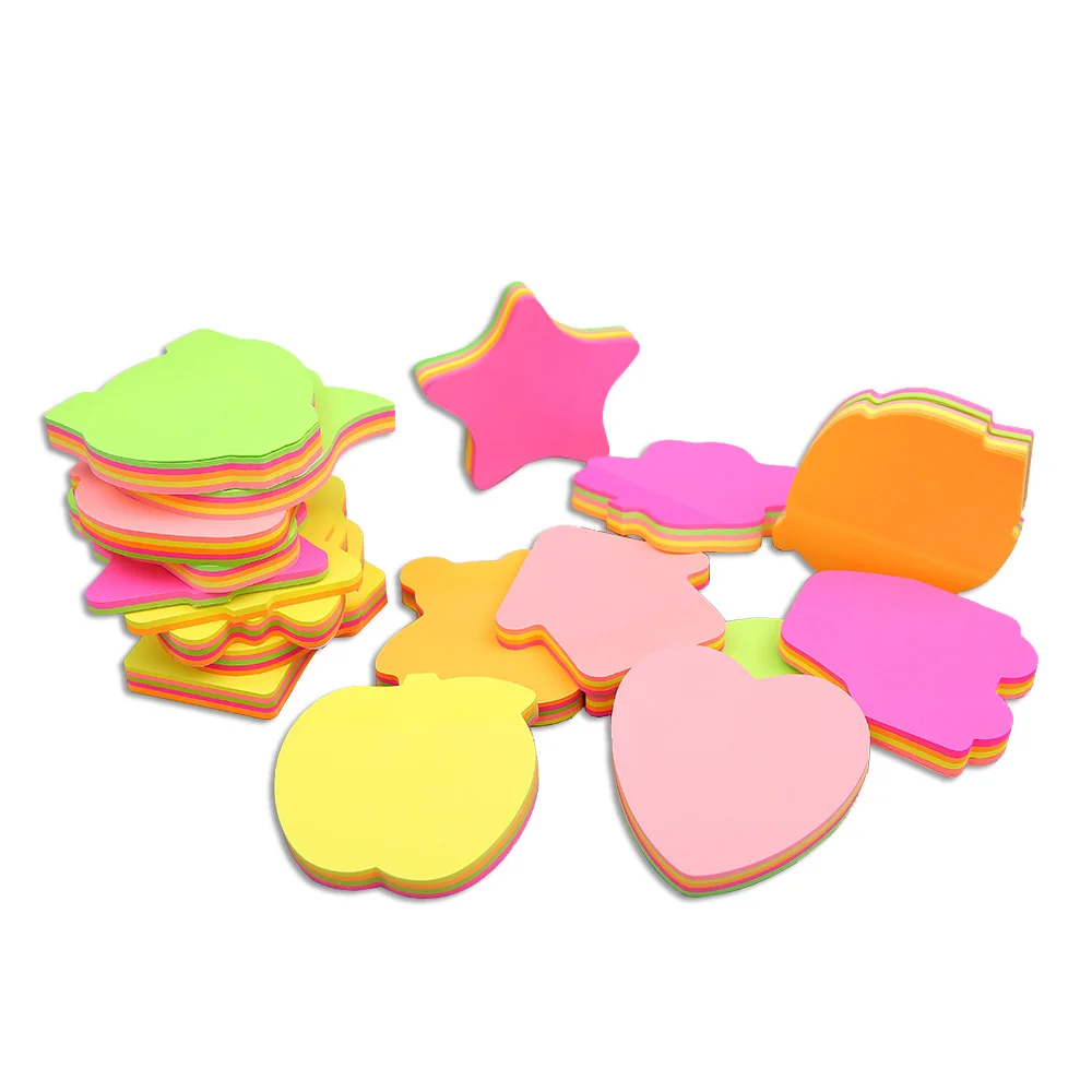 Hot sale colored sticker paper high quality adhesive sticker paper note sticky notes