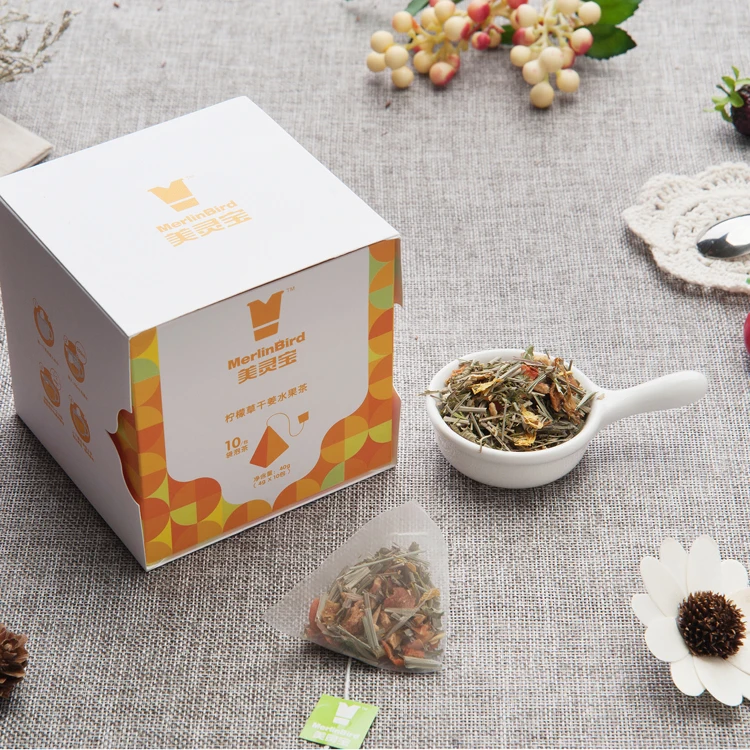 OEM Private Label Mint Lemongrass Ginger Green Tea Spiced Green Tea