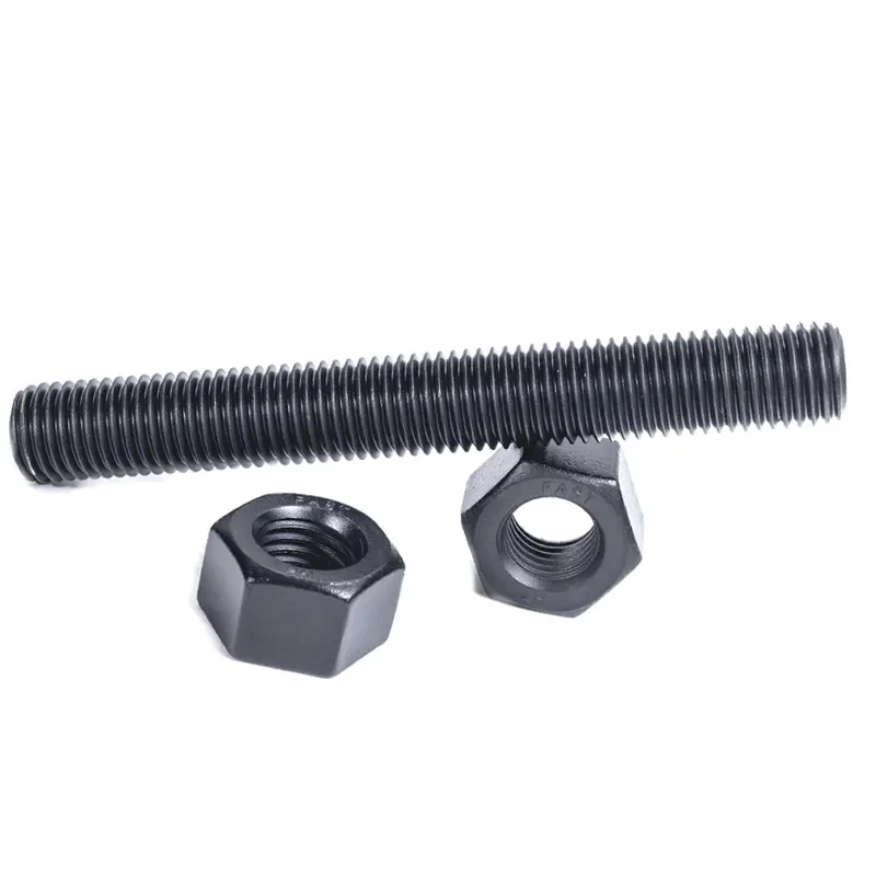 High Standard Zinc Coated Carbon Steel Threaded Rod Din 975 Din 976 with Galvanized/Black Finish