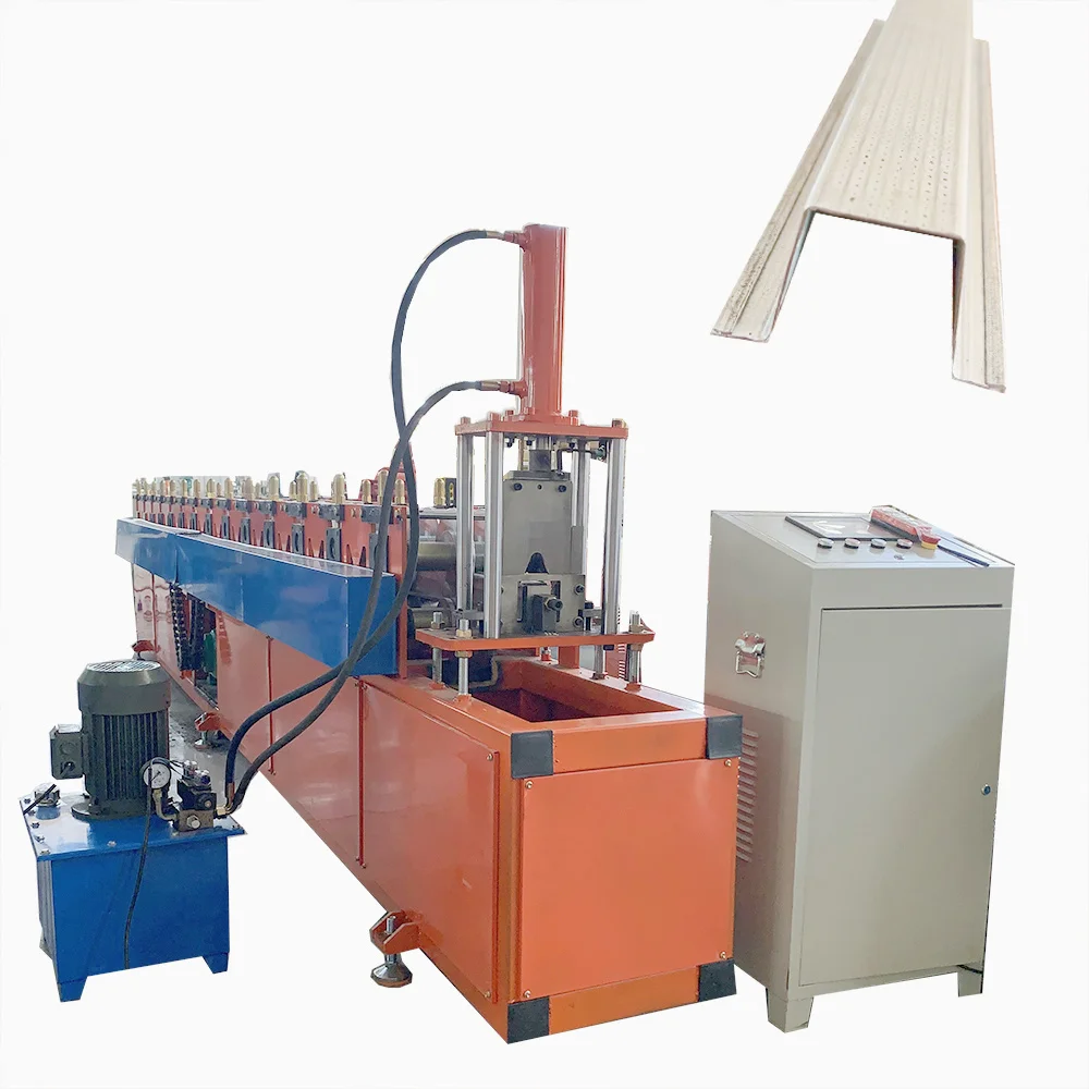 Automatic Omega Profile Roll Forming Machine C Channel Steel Roll Forming Machine For Metal Tile Making Machinery