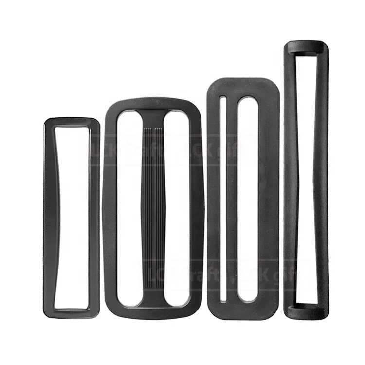 Very Long Plastic Slider Tri-glide Buckle Square 95mm 100mm 105mm 130mm Plastic Loop Looploc Rectangle Ring Adjustable Buckle