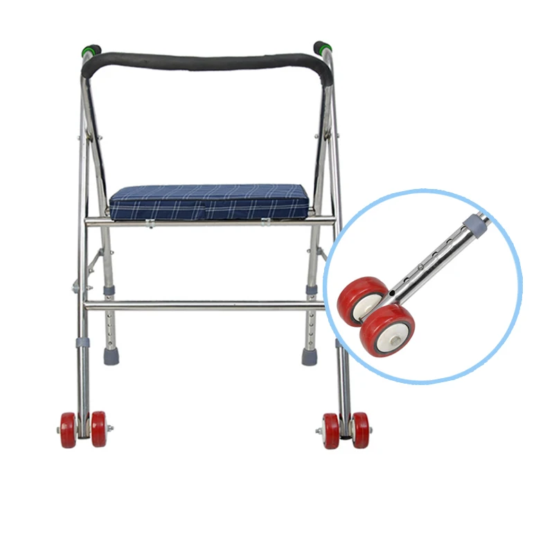 Hot Selling Aluminum Lightweight Rollator 2 Wheel Walker with Seat for Adults