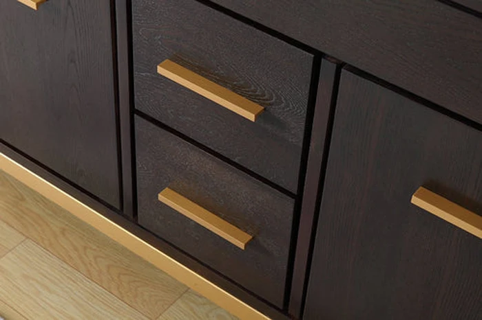 60 дюймов, двойная раковина-Беатрис, раковина для ванной комнаты с белым инженерным камнем, двойная мебель для ванной комнаты