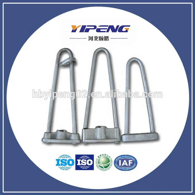 Overhead Line Accessories Stay Rod with Bow cross-head Hot dip galvanized Bow Stay rod for Stay set