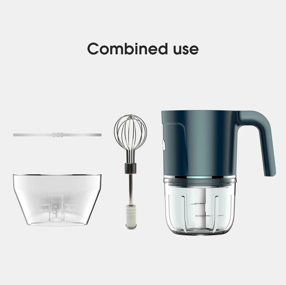 Factory Prices Custom Hand Food Mixer Cordless Stand Mixer Small Grinder Portable Wireless Mini Baby Food Chopper Blender