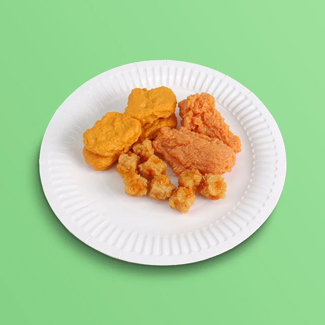 Biodegradable Sugar Cane Pulp Bowl Customized Printed Paper Plate