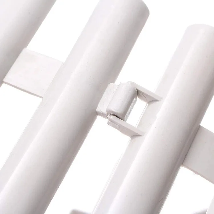 Garden Decoration White Garden Barrier Fence Plastic Small Garden Fence