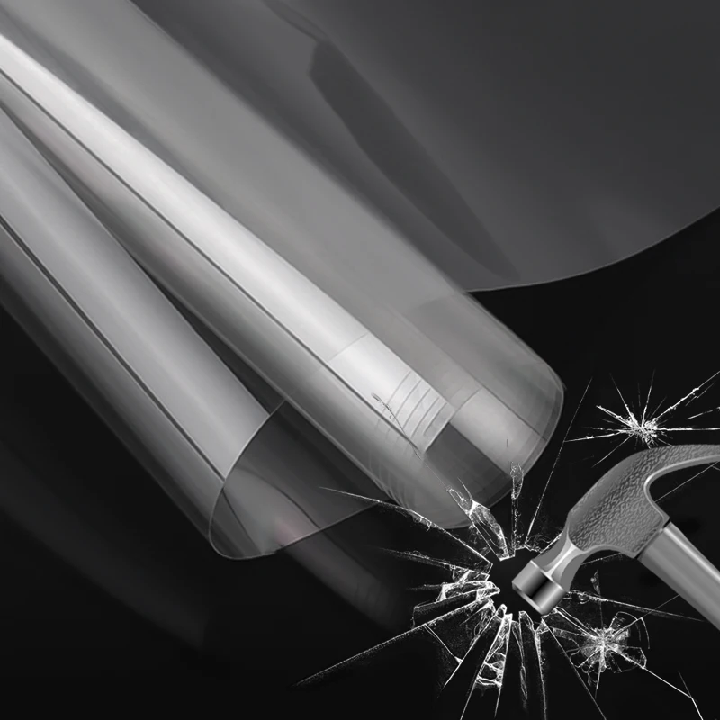 Car Window Tint Sun Tint Heat Insulation Blue Black Self-adhesive Safety Nano Ceramic Solar Car Glass Window Film