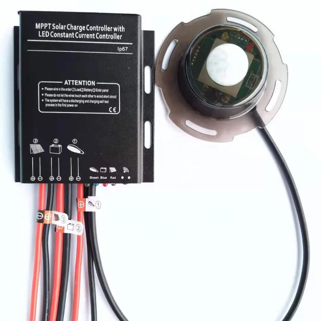 60W 80W 160W 12v 24v 10A 20A Smart Intelligent  MPPT PWM Solar Charge Controller for Solar Street Light