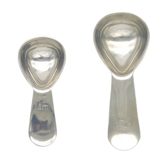 1T 15ML 2T 30ML Stainless Steel Measuring Spoon Coffee Scoop