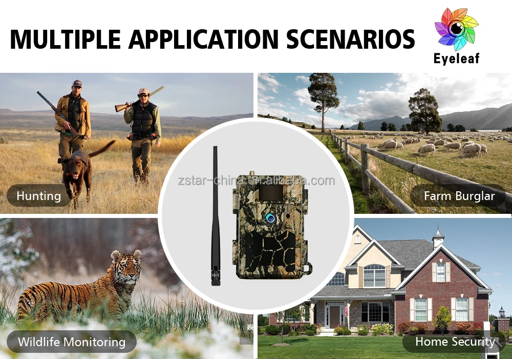 Factory OEM SW5.8CG MMS GSM 4G LTE Cellular Sport Hunting Camera 16MP Wireless Trail Camera For Outdoor