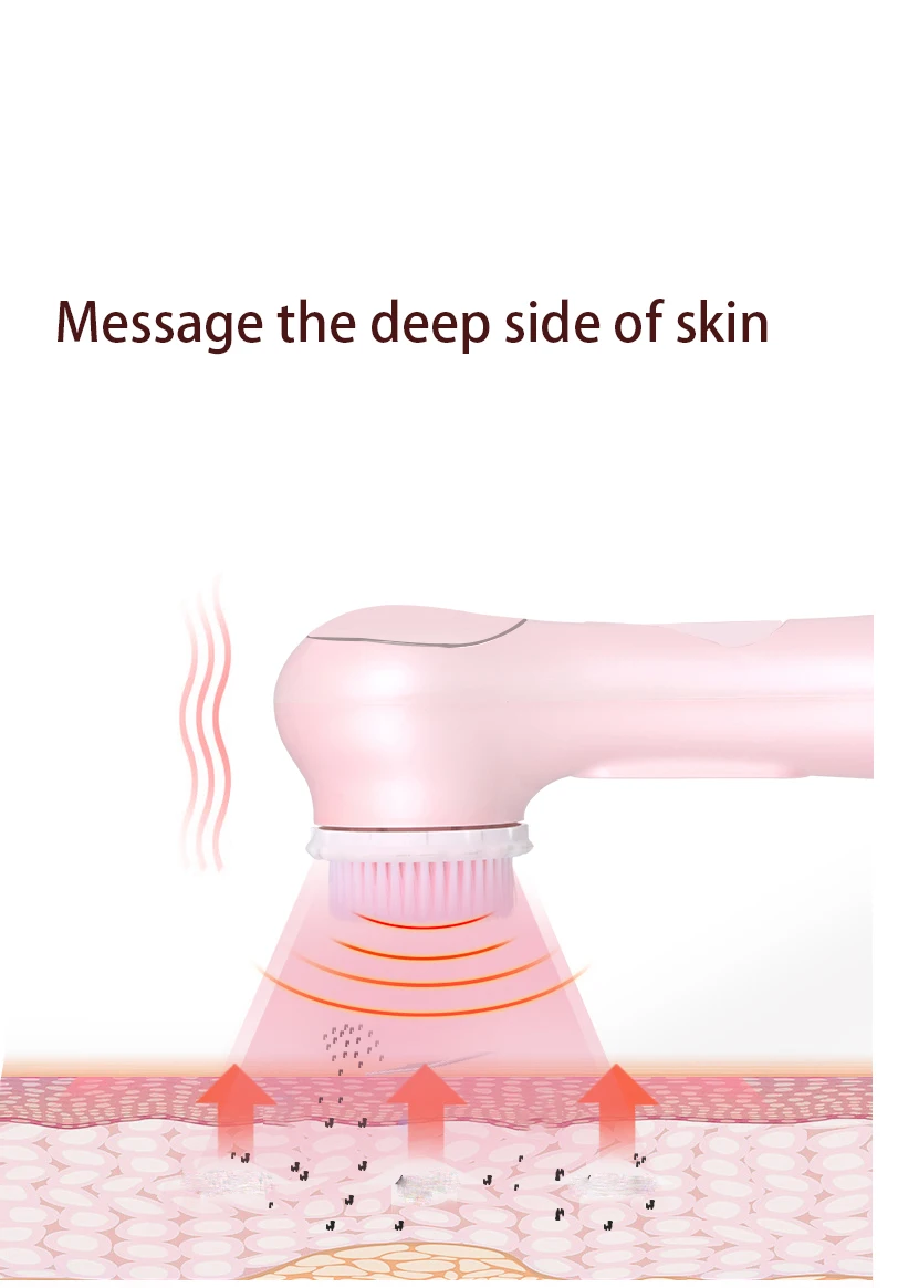 Deep cleaning facial brush smooth high quality face skin cares