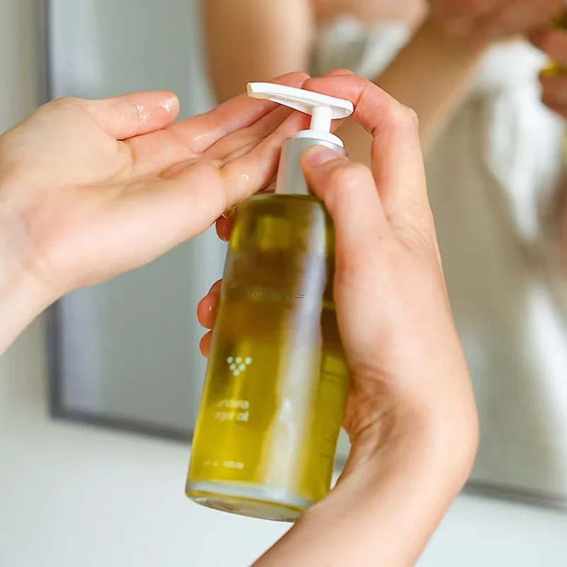 Custom Logo Organic Vitamin C Brighten Face And Body Olive Oil Fragrance Turmeric Oil