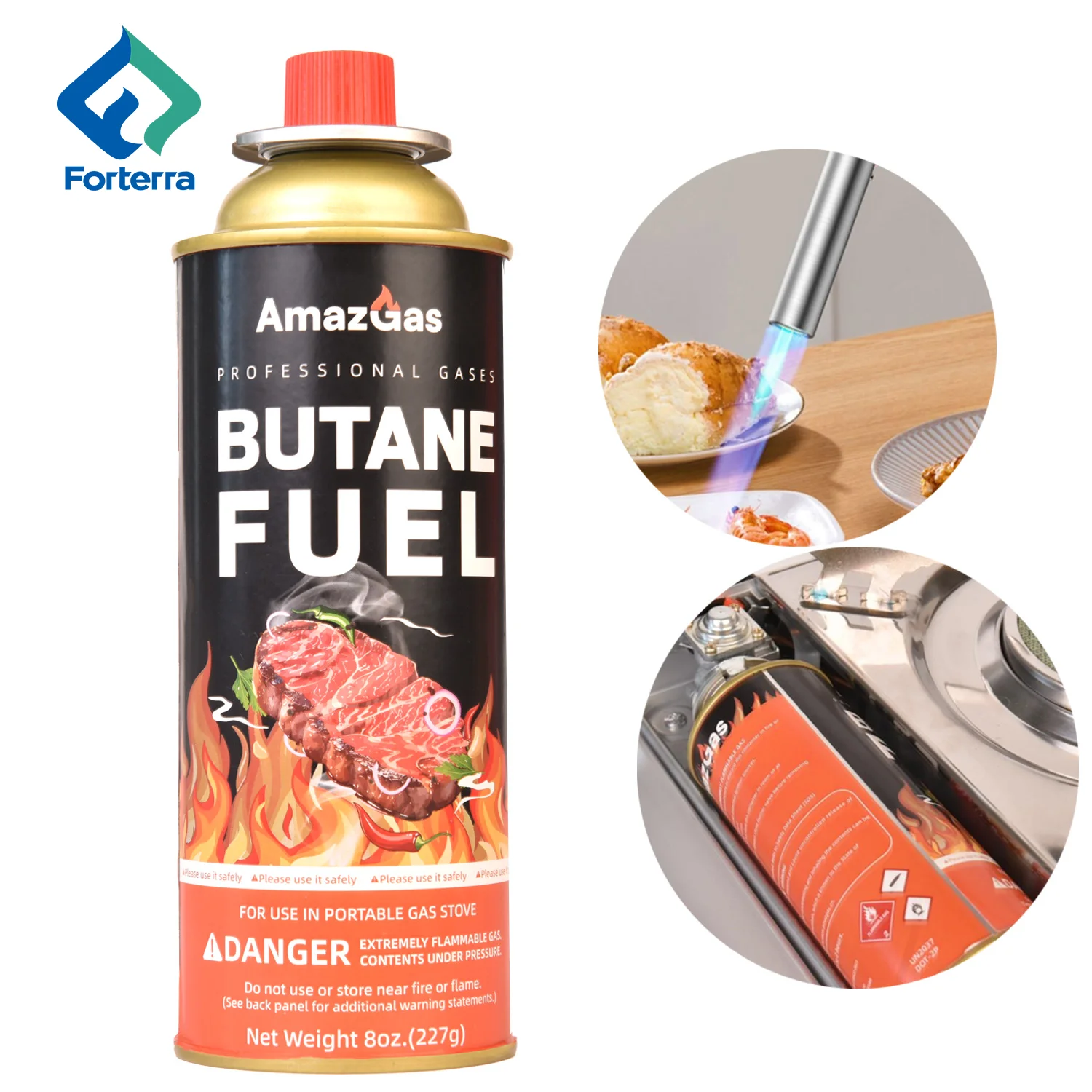 Factory Price Small Gas Cylinder Butane Gas Can Aerosol Can for Portable Gas Cartridge