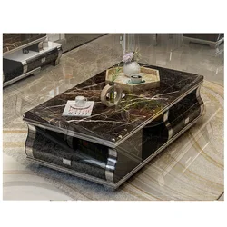 modern style  still glass  coffee table  and TV stand  set  0962