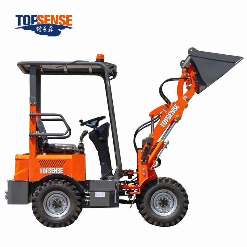 free delivery Small electric loader with 60v front wheel loader from shandong