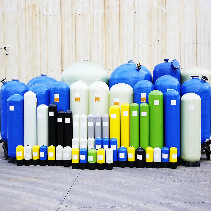 Резервуар для соляной воды Система смягчения пескоструйные фильтры Frp резервуар под