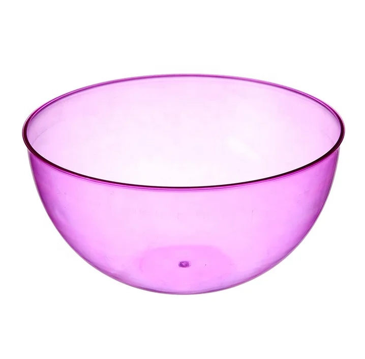
plastic salad bowl set dinnerware salad mixing fruit bowl for party 