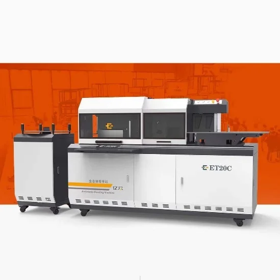 EJON ET20C automatic 3 in 1 letter bending machine full function letter box v groove bending machine for channel letters