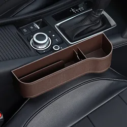 Multifunction Car Seat Organizer Box Universal Seat Gap Pocket for Wallet Coins Keys Card Cup Phone Holder