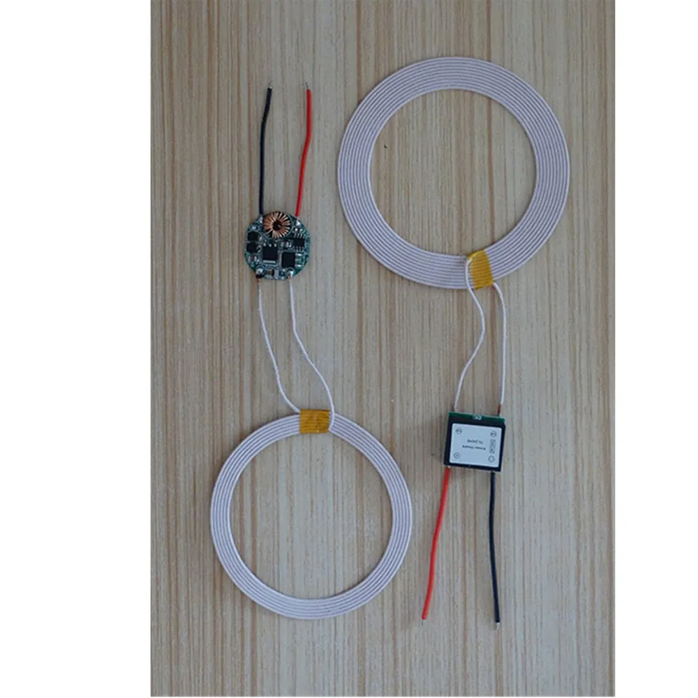 Taidacent 24V 30V Small Wireless Magnetic Induction Charger Battery Module 12V 2A Inductive Charger Receiving Circuit