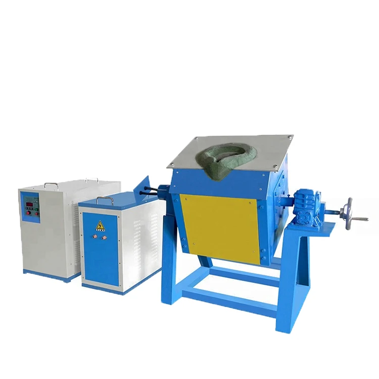 10- 100KG Scrap iron die casting melting furnace mini induction melting furnace