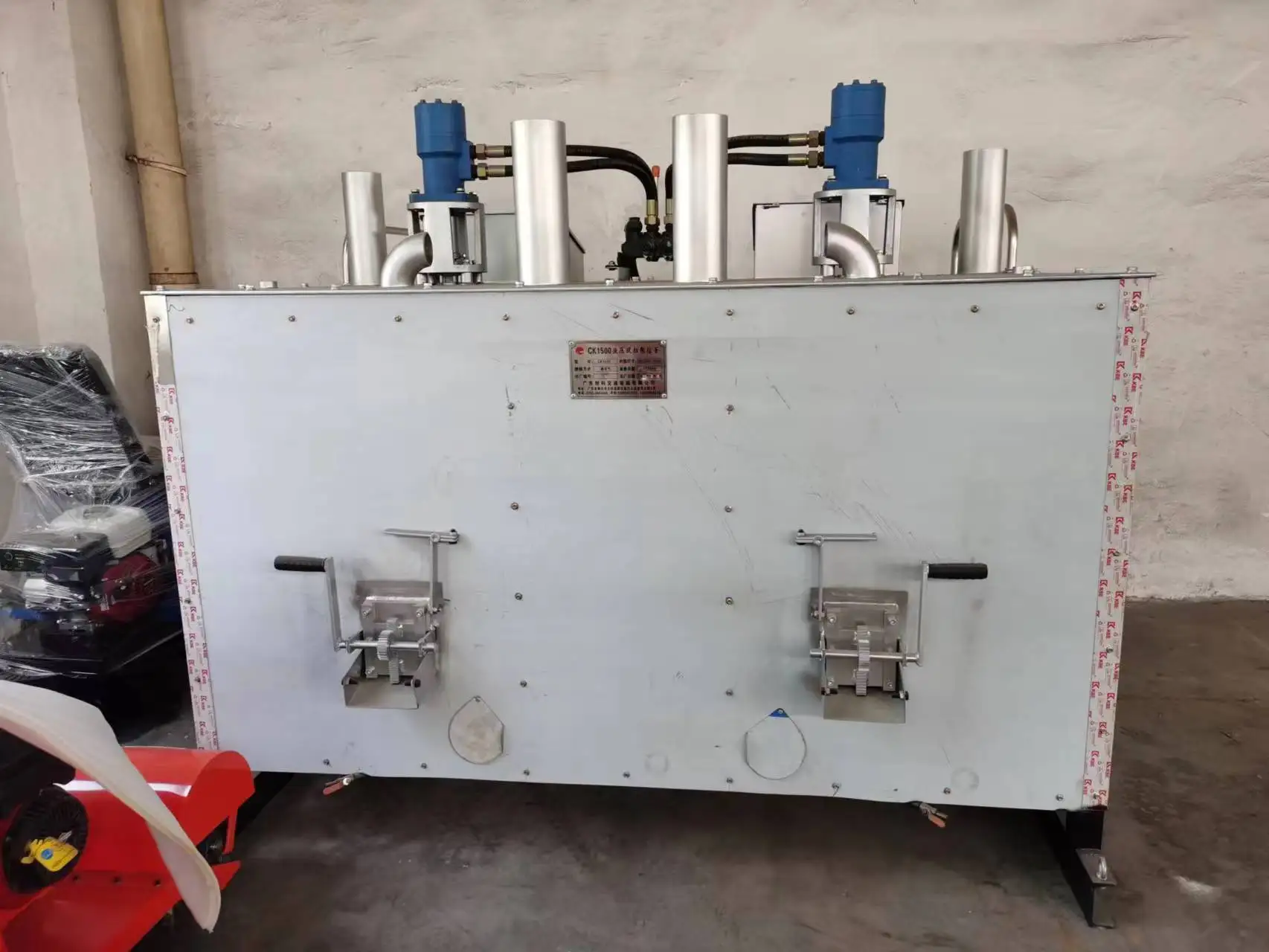 Double tanks thermoplastic road marking kettle for road marking road paint boiler