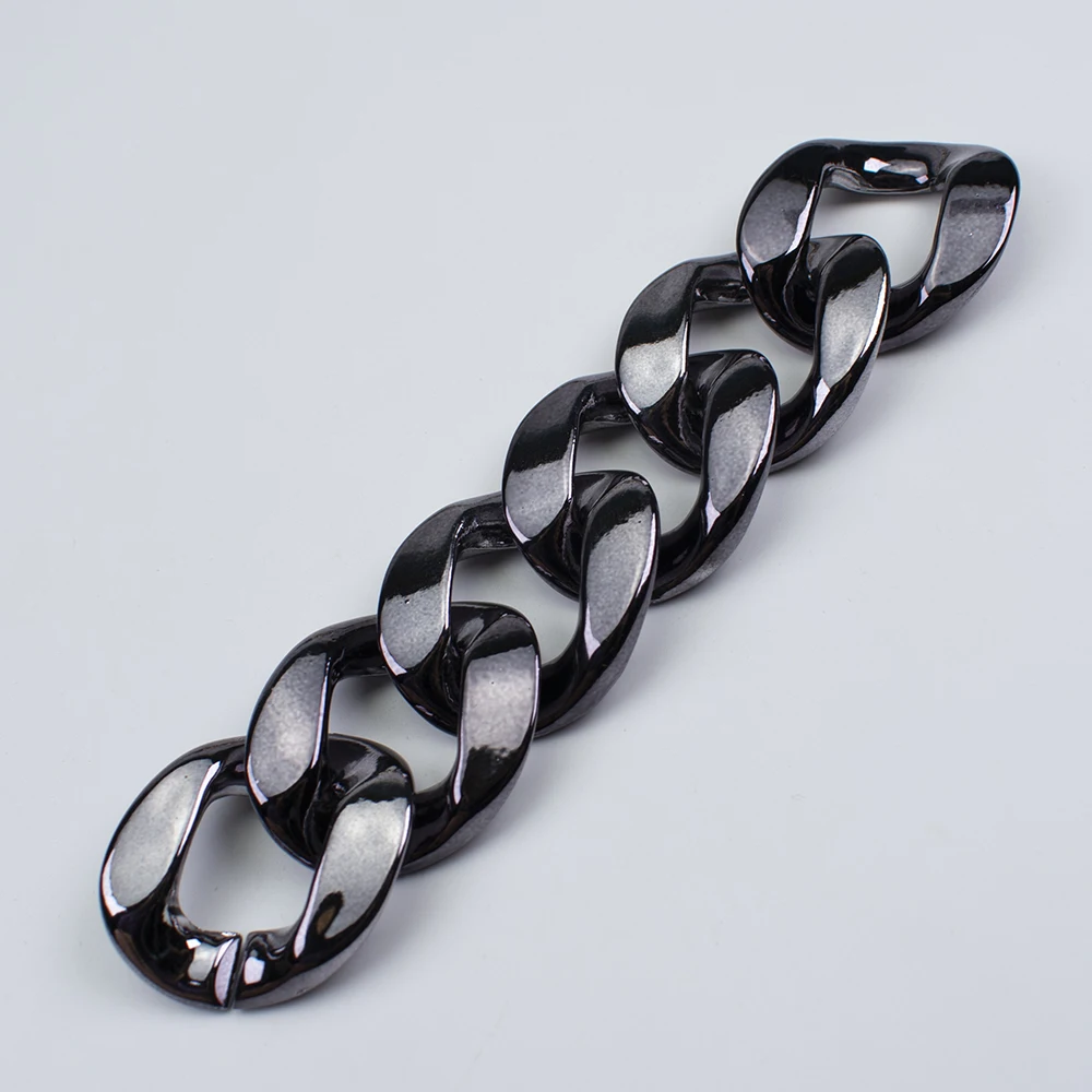 MELLON Acrylic Chain 35x40mm gold Bag Handle 60cm Chain Strap Replacement for DIY Handbags Crossbody Shoulder Bags