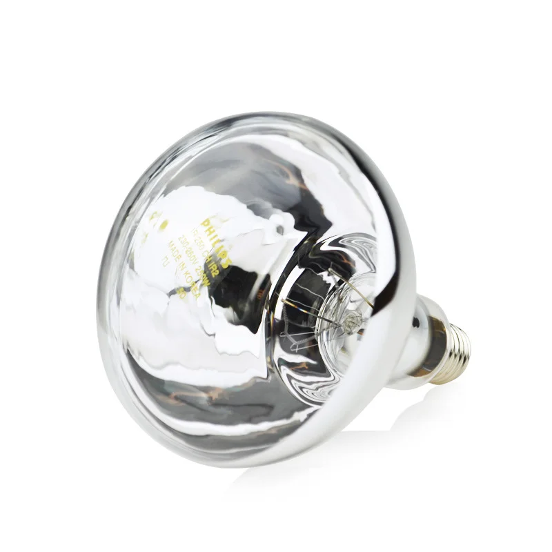Philips 250 Вт ИК 230-250 В E27 CL 1CT/10 Инфракрасная тепловая лампа со стеклянным корпусом BR125