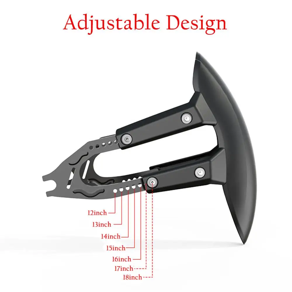 Motorcycle Universal Rear Wheel Cover Fender Splash Guard Mudguard Bracket Rear Fender Mud Guard