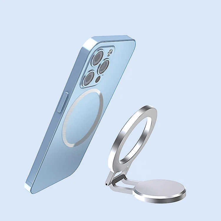 Hot Sell Dashboard Car Mount Phone Holder Aluminum Alloy 360 Rotation Foldable Mini Dashboard Magnetic Car Mount Bracket