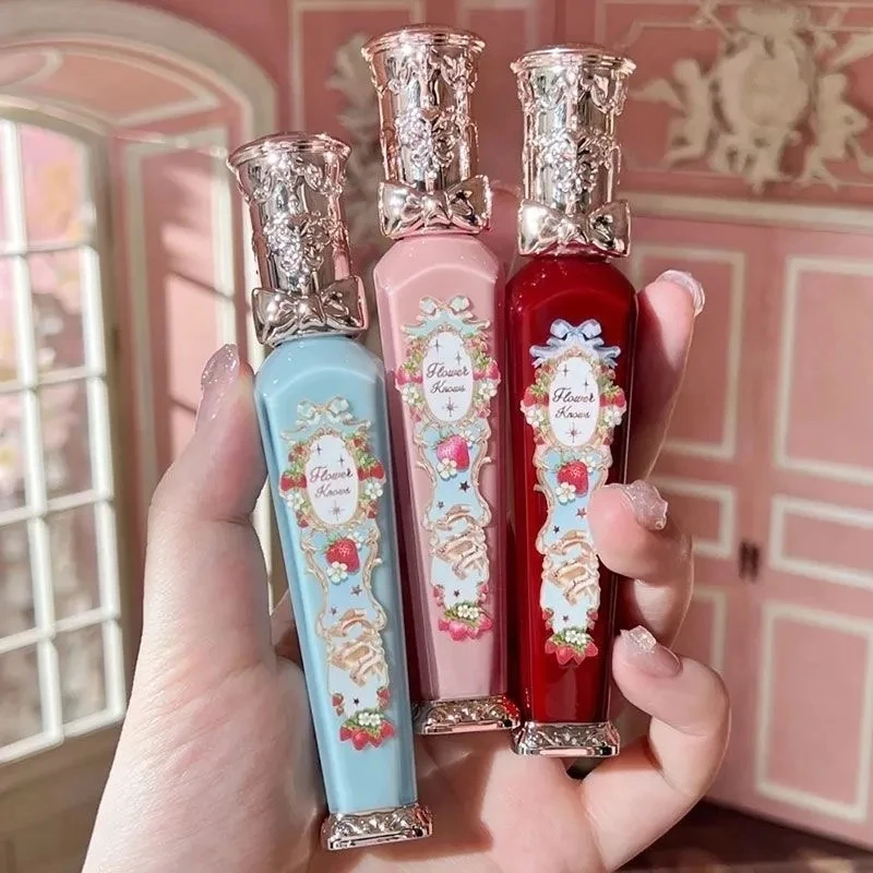 Flower Knows Strawberry Rococo Series Cloud Lip Cream lip mud muddy liquid Lipstick 3.5g 9 colors optional