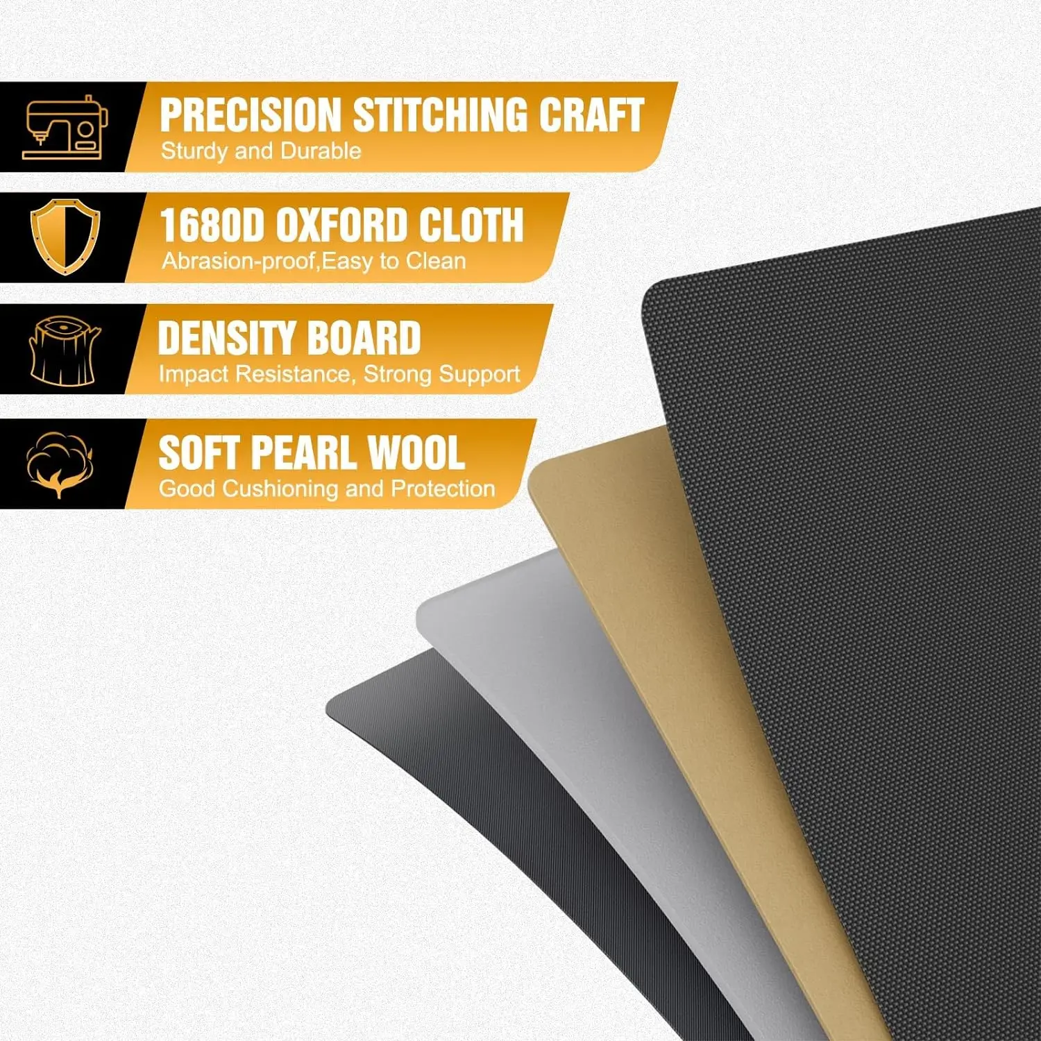 Multifunctional Waterproof 1680D Oxford Heavy Duty Collapsible Storage Box Car Trunk Organizer With Metal Handle