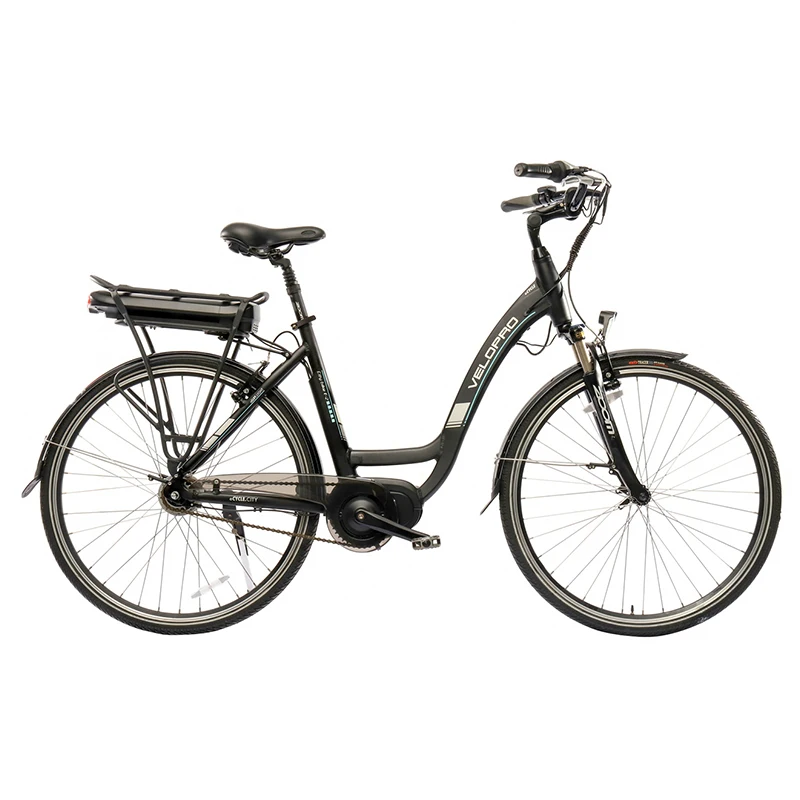 Classic Vintage Bike 36V 250W Step Thru Ladies Electric Bike With Middle Drive Motor Electric City Bike