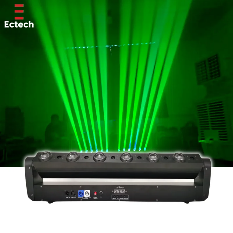 Новый Dmx RGB Красный Зеленый лазер 6 глаз Dj диско шесть головок лазерный свет для бара DJ Лазерный цена в Индии