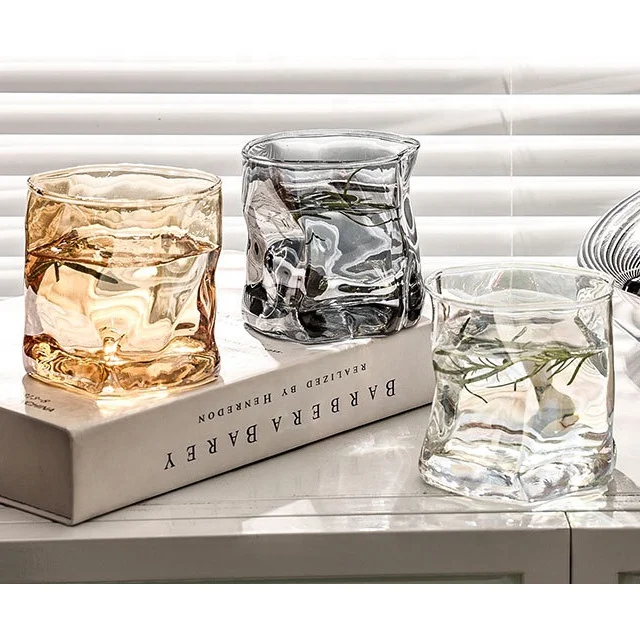 Household Glass Set 6 pcs Drinking Cup Light Luxury Pakistan Water Glass Set Fashion Water Drinking Glass