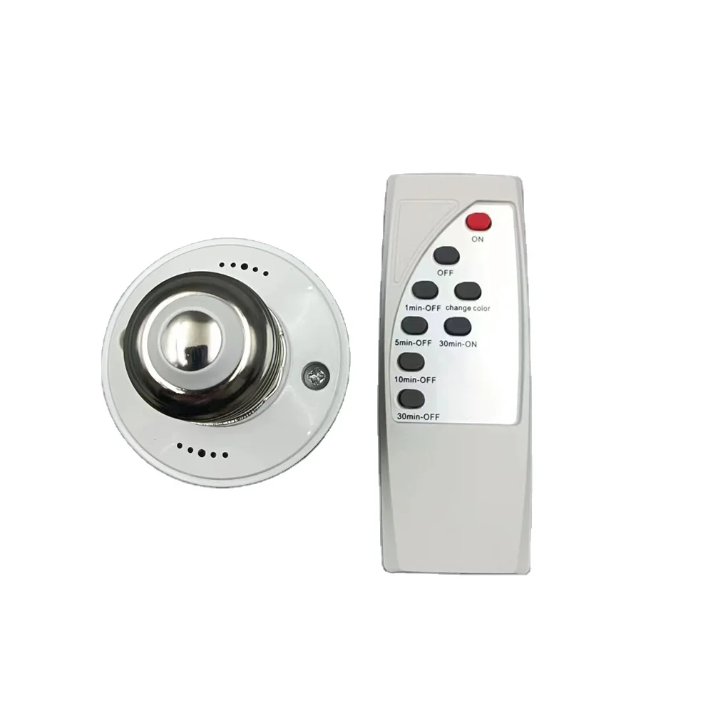 Factory Wholesale Intelligent Remote Control E27 Screw Head Wireless Remote Control Timing Controller